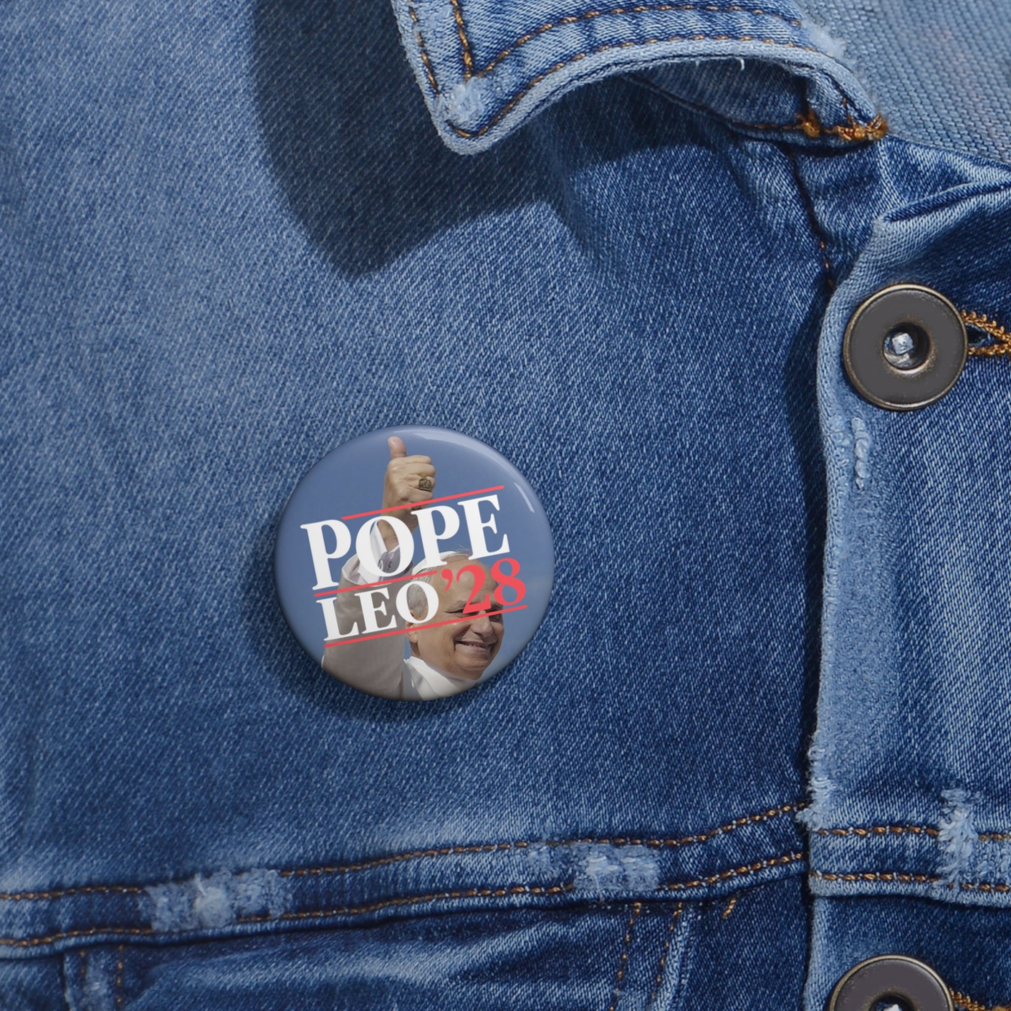 Pope Leo '28 Button