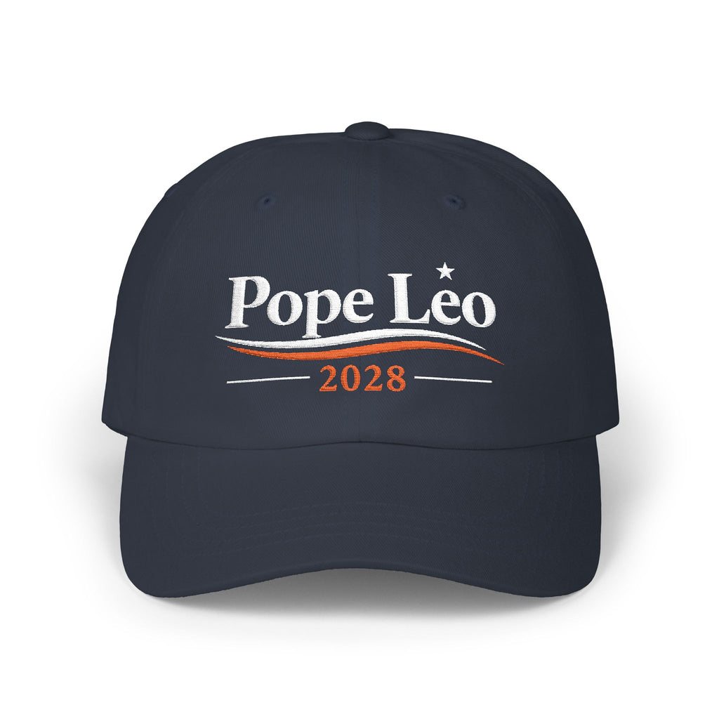 Pope Leo 2028 Classic Navy Hat