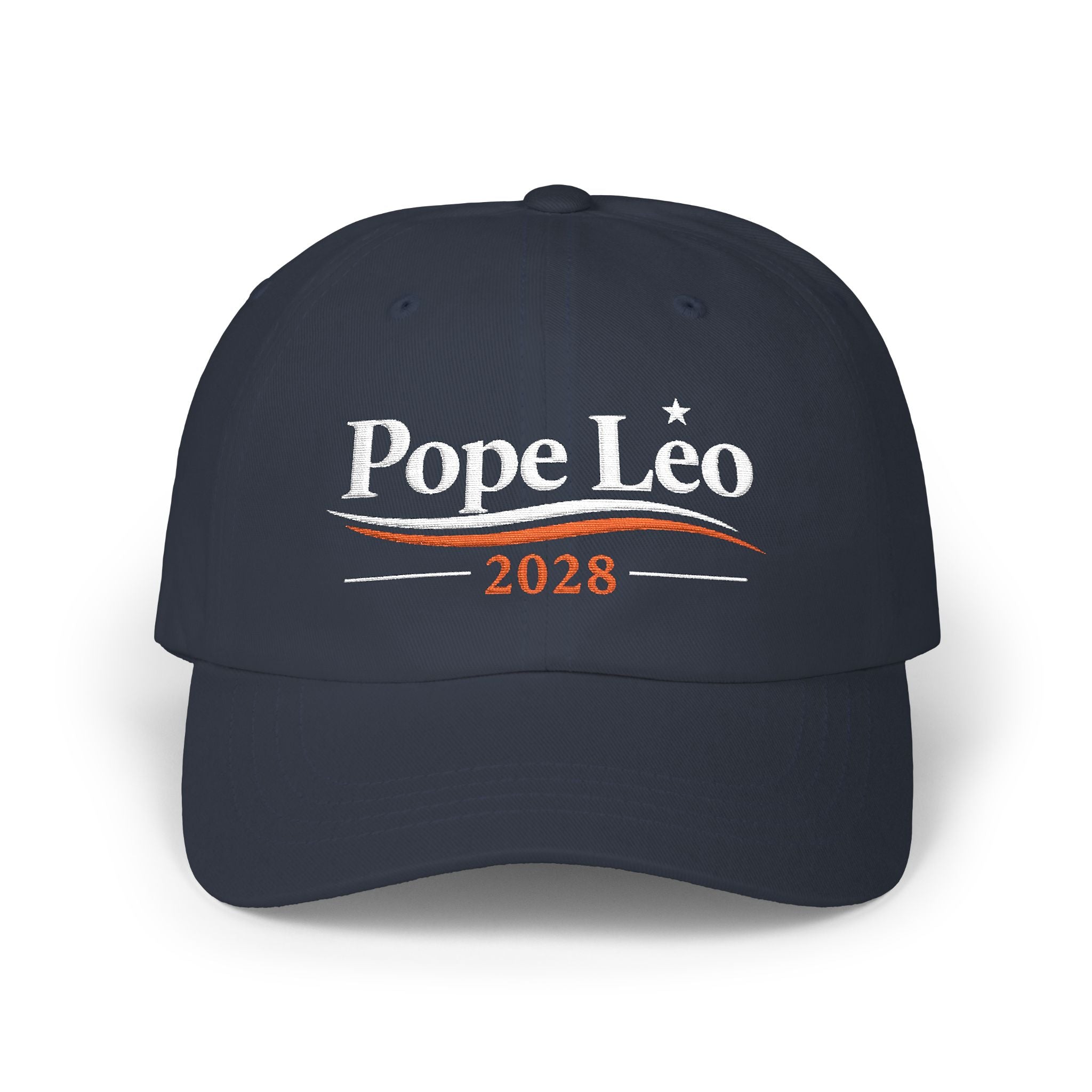 Pope Leo 2028 Classic Navy Hat